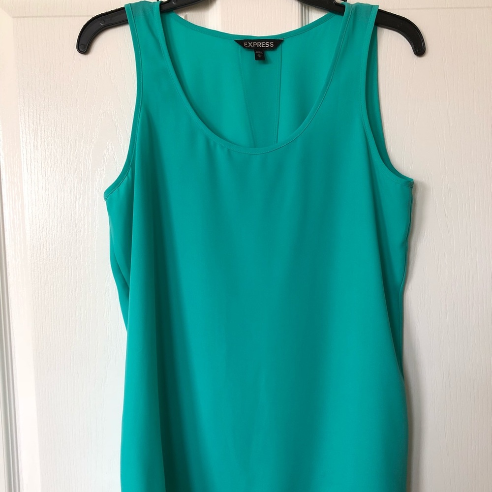 Express tank top with split back